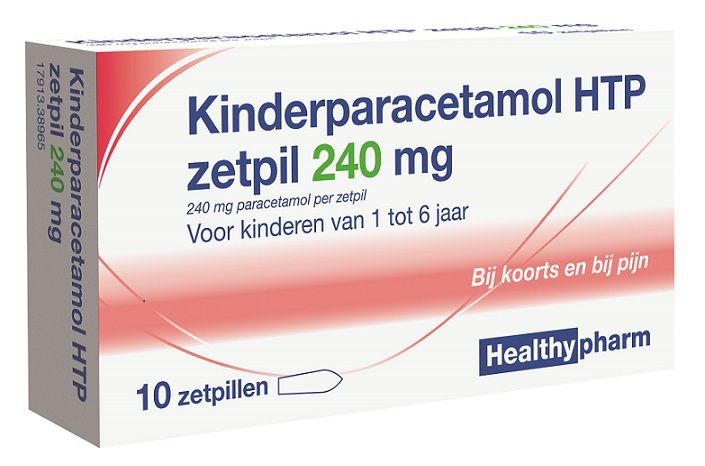 Healthypharm Paracetamol kinderen 240 mg 10 ZP