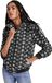 Desigual Veste Quiana Bleu Marine Isolée Broderie Taille L