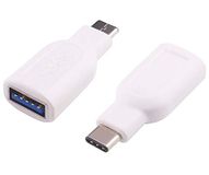 PremiumCord USB-C naar USB 3.0 adapter USB 3.1 type C-stekker naar USB 3.0 OTG aansluiting, wit