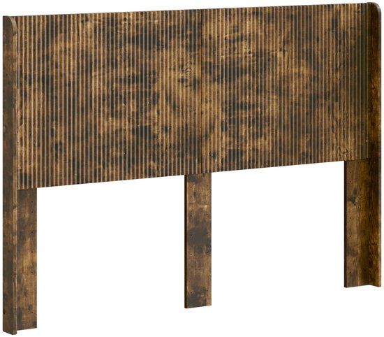 vidaXL Hoofdbord Gerookt eiken Bewerkt hout