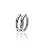ZINZI zilveren oorringen 17 x 2mm glad met luxe klapsluiting ZIO402