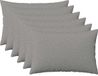 vidaXL Kussensloop Wolkengrijs 40 x 60 cm Katoensatijn (6 stuks)