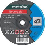 Metabo accessoires Metabo Doorslijpschijf Ø 115x1,0x22,23 mm Staal Novorapid - 25 stuks