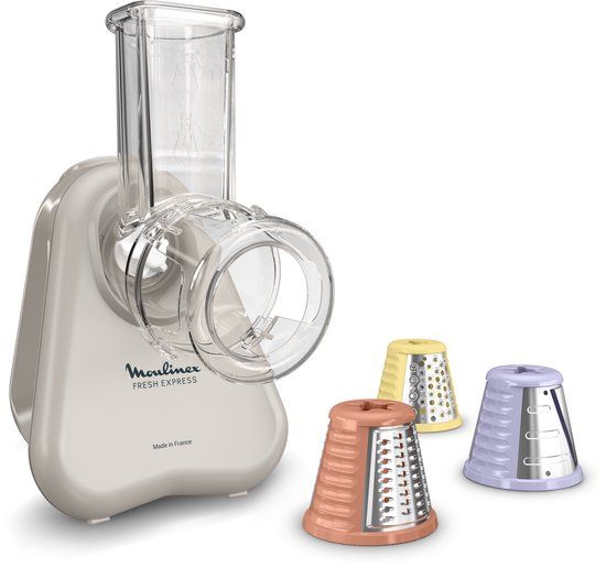 Rowenta Moulinex Fresh Express DK853BE0 – Elektrische groentesnijder 3-in-1 – 150 W