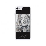 Pack Michael Edery Pack Hard Cover + Glass Screen Protector 2.5D 9H 0.33 mm (Kate Paint) Compatible with Apple iPhone 4