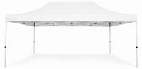 Easy-up Partytent Reservedak ALU 4x6 m – PVC 450 g/m², waterdicht, sans cadre - Blanc