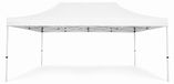 Easy-up Partytent Reservedak ALU 4x6 m – PVC 450 g/m², waterdicht, sans cadre - Blanc