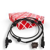 febi bilstein 36946 ABS-sensor met bevestigingsschroef, 1 stuk | Compatibel met: CITROËN C6, PEUGEOT 407, 407 Coupe, 407 SW