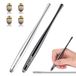 AULEEP Stylet, Stylet pour écran tactile, 2 paquets avec 4 pointes en nanofibre Stylet pour téléphones portables, iPads, Kindles, Microsoft Surface