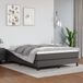 Maison Exclusive - Sommier tapissier gris 140 x 190 cm en similicuir