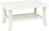 vidaXL Salontafel 90x60x46 cm Kunststof Wit