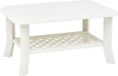 vidaXL Salontafel 90x60x46 cm Kunststof Wit