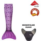 Kuaki Mermaids Zeemeerminnenstaart - natation - unisexe - palme renforcée - violet