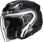 HJC F31 Bask, Jethelm of scooter helm, Zwart Grijs