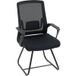 Chaise de bureau maille (100 % Polyester) noir 57x56x97 cm