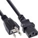 InLine 16658J electriciteitssnoer Zwart 1,8 m Netstekker type B IEC C13