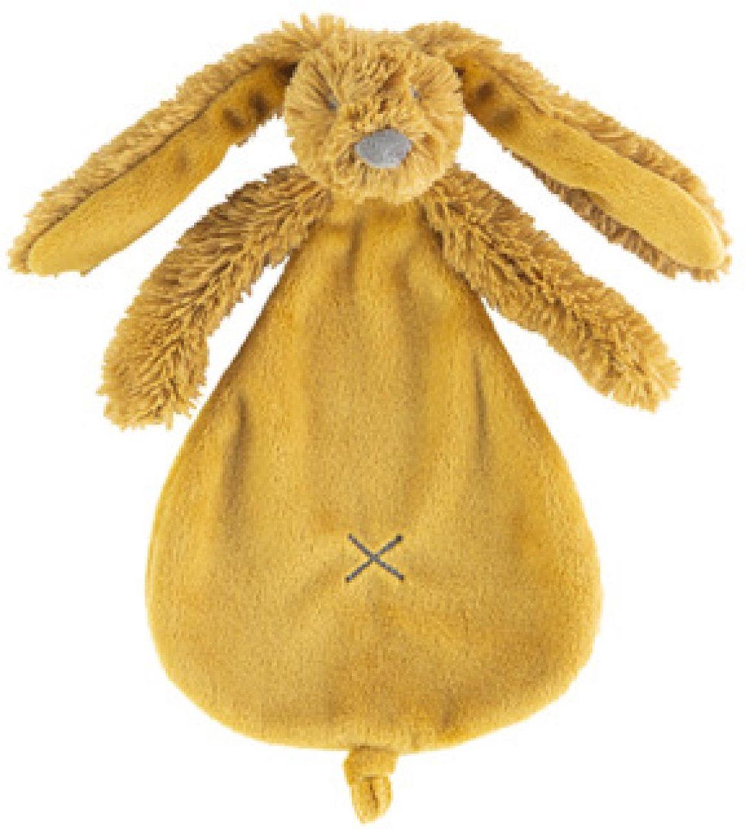 Happy Horse Knuffeldoekje - Konijn Richie - Okergeel - 25cm