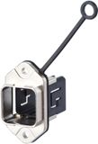 Metz Connect E-DAT Industry IP67 V14 14010833C0MN Behuizing, inbouw Zilver 1 stuk(s)