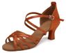 Burtan "Havana" Latino Salsa Bachata Kizomba Dansschoenen - Beige, 5 Cm