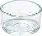 Trend Candles bougeoir - verre - transparent - 4x3 cm - bougie chauffe-plat