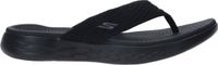 Skechers On The Go Sunny Vrouwen Teenslipper Zwart