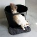 D&D I Love Happy Cats Dylan Metalen Poepschep - Zwart