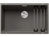 Blanco ETAGON 700-U 527261 Silgranit spoelbak, 730x460 mm, vulkaangrijs, met toebehoren