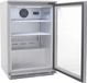 Husky C1AF-HS-STEEL Barkoelkast met Glazen Deur - 114 Liter - RVS