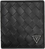 GUESS Torino Bifold Portemonnee Leer Zwart