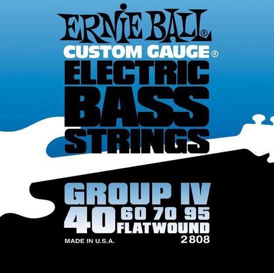 Ernie Ball 2808 Flatwound Bass String Group IV