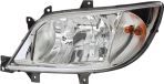 HELLA Koplamp links, 12V, PY21W, halogeen, geschikt voor onder andere MERCEDES-BENZ SPRINTER