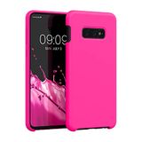 kwmobile telefoonhoesje geschikt voor Samsung Galaxy S26 - Hoesje met siliconen coating - Smartphone case in neon roze