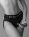 Strap-On-Me - Heroine - Comfortabel Strap-on Voorbinddildo Harnas Van Microfiber - Zwart L
