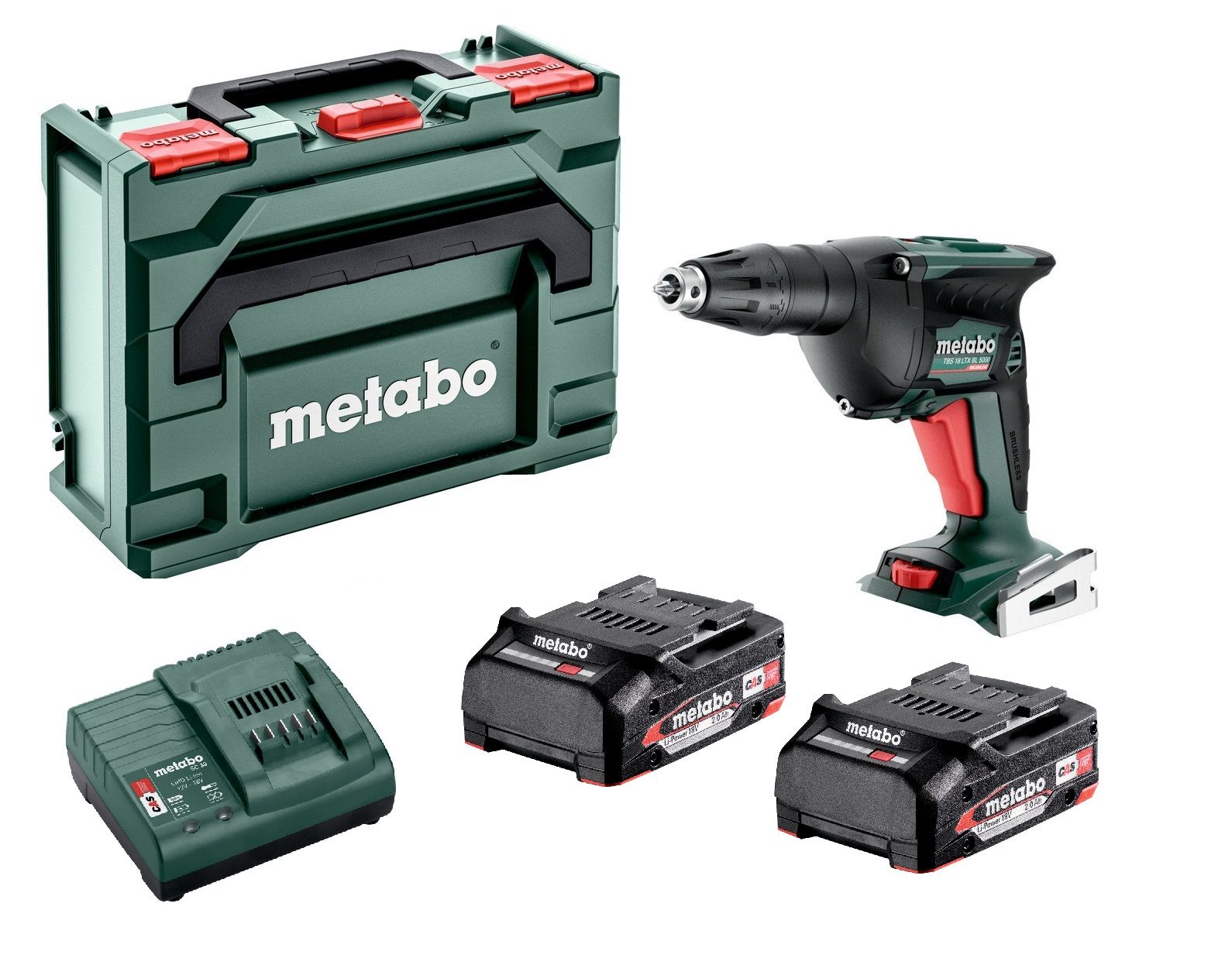 Metabo TBS 18 LTX BL 5000 Accu schroefmachine set (2x 2,0Ah) in MetaBox - 4061792206328