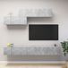 Maison Exclusive - Set de 6 meubles TV, gris béton, composite bois