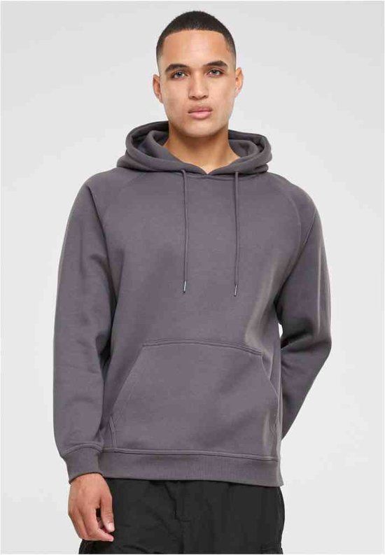 Urban Classics Blank Hoodie - Grijs - Heren - Maat M