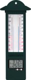 Nature - Muurthermometer - Min-Max - Digitaal - Groen - Kunststof