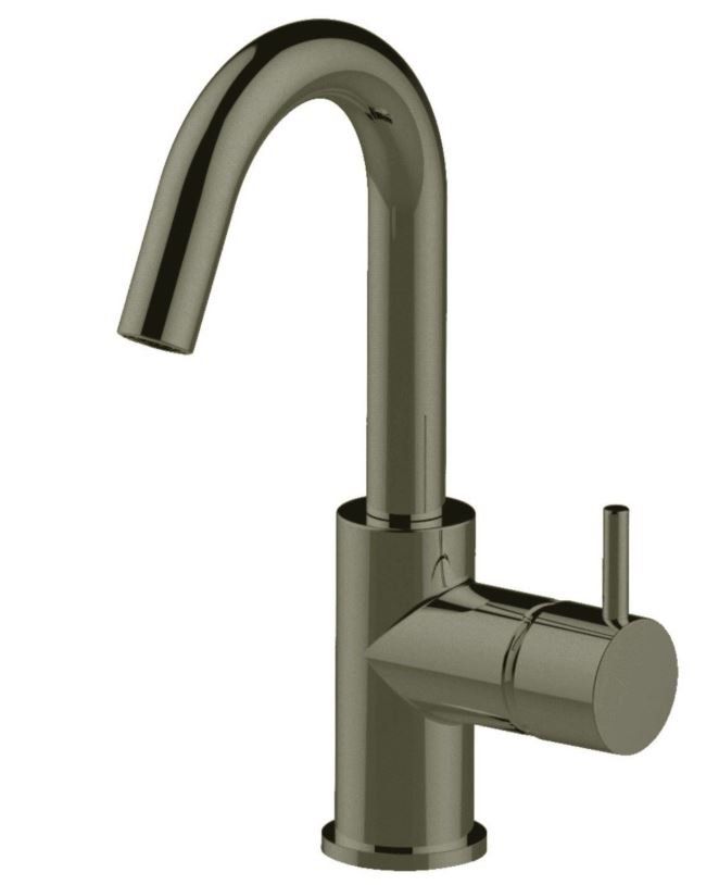 Salenzi Giro Opbouw Wastafelkraan Zwart Chroom - 8719304466505