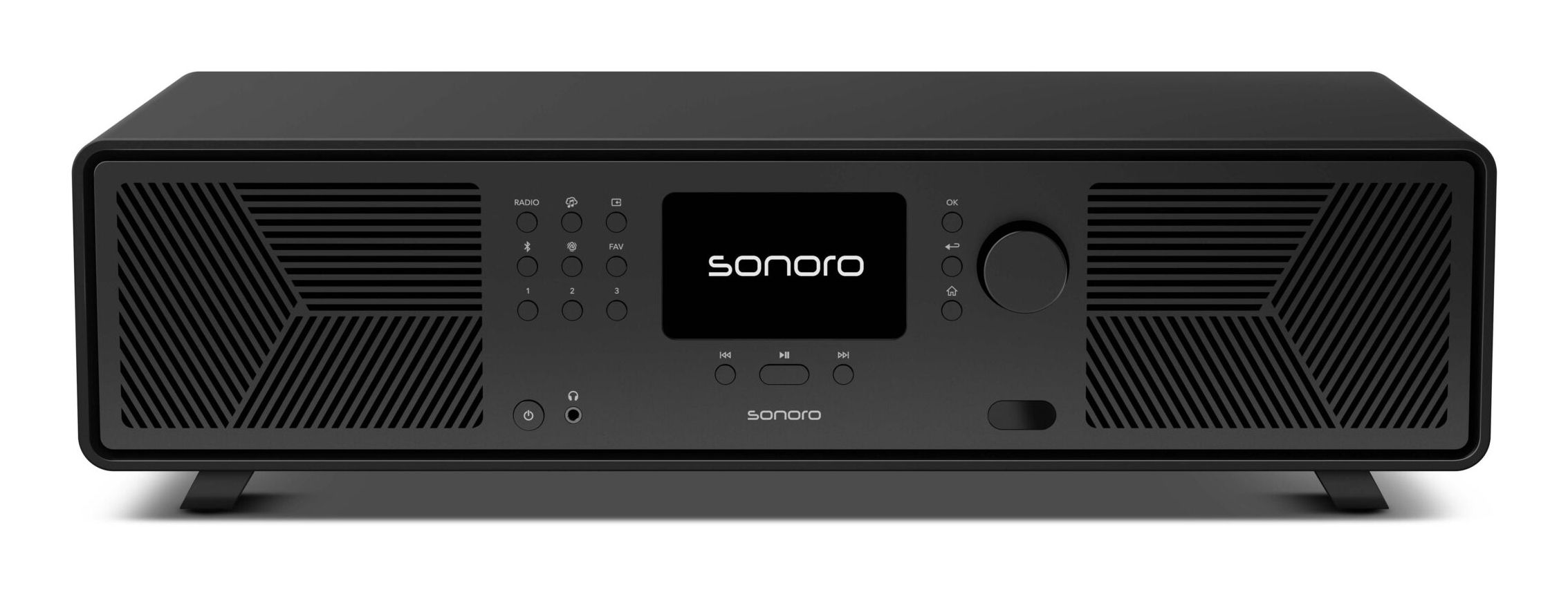 Sonoro AVATON Stereomuzieksysteem - Matzwart