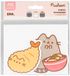 Grupo Erik Pusheen - Pack Of 2 Sushi Roll Vinyl 2 Sticker Set - Multicolours