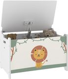AIYAPLAY - Kinderopbergkist - MDF - 60x37x39cm - Groen