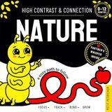 High Contrast & Connection: Nature: Visual Sensory Stimulation Book for Infants | Focus Tracking, Tummy Time & Parent-Baby Connection