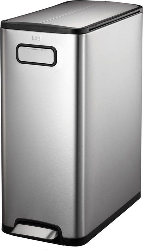 EKO Ecofly Pedaalemmer - 30 Liter - Mat RVS