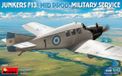 MiniArt Modelbouwpakket Vliegtuigen - 48011 Junkers F.13 Mid Production Military Service - Avion à hélice allemand en plastique - 1:48 - Modélisme