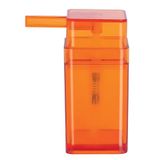 Spirella Cubo Polystyrol Zeepdispenser, Helder Oranje