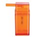 Spirella Cubo Polystyrol Zeepdispenser, Helder Oranje