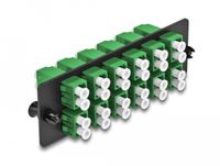 DeLOCK 66931 adaptateur fibre optique LC/LC Noir, Vert