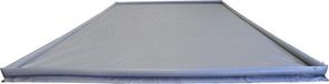 Redwood PVC Sheet met Opblaasbare Rand 2,5 x 6 M - Grondzeil - Grijs