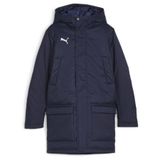 PUMA Manteau d'Hiver teamFINAL - Bleu Marine/Argenté Enfant, pointure 164 cm