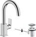 Hansgrohe Vernis robinet de lavabo bec pivotant avec tirette chromé 71564000